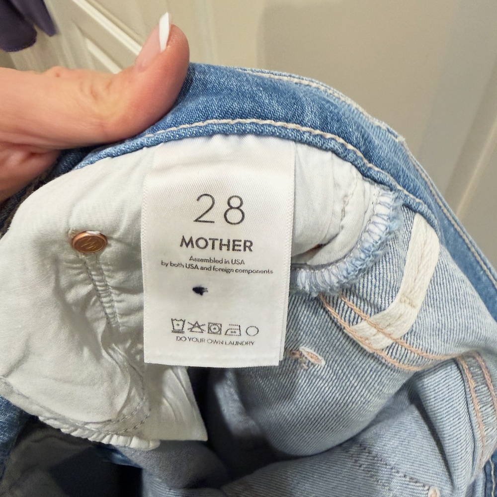 MOTHER The Insider Ankle Fray - size 28 - Picture 7 of 9